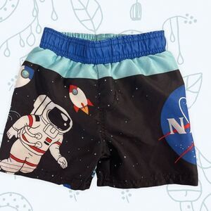 Chemistry NASA shorts - Size 2T - Color: Blue/ Black